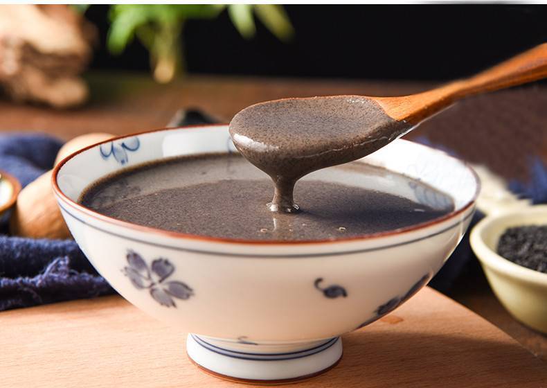 黑芝麻核桃桑葚黑豆粉铁罐装600g黑芝麻糊代餐粉冲饮即食五谷粉