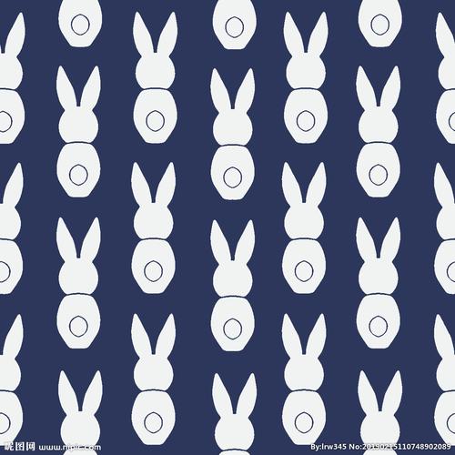 兔子四方连续图图片