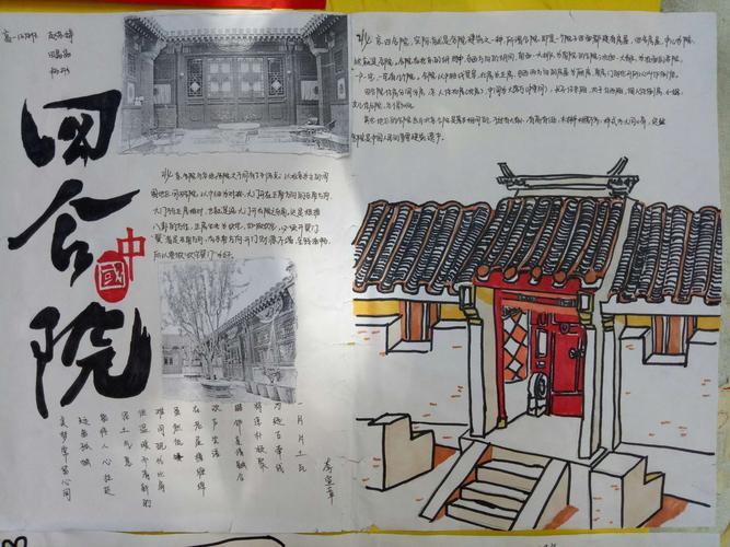 高一地理第二课堂活动——"多彩中国民居"手抄报展