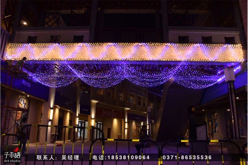郑州商场节日美陈,灯光亮化,开业美陈案例