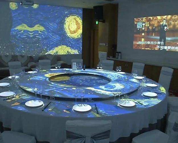 网红互动投影科技产品沉浸式餐厅全息餐厅
