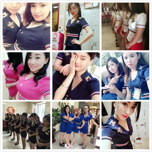 新款女套装姓感显瘦 2018 足疗服装女洗浴沐足店浴场足浴技师工作服