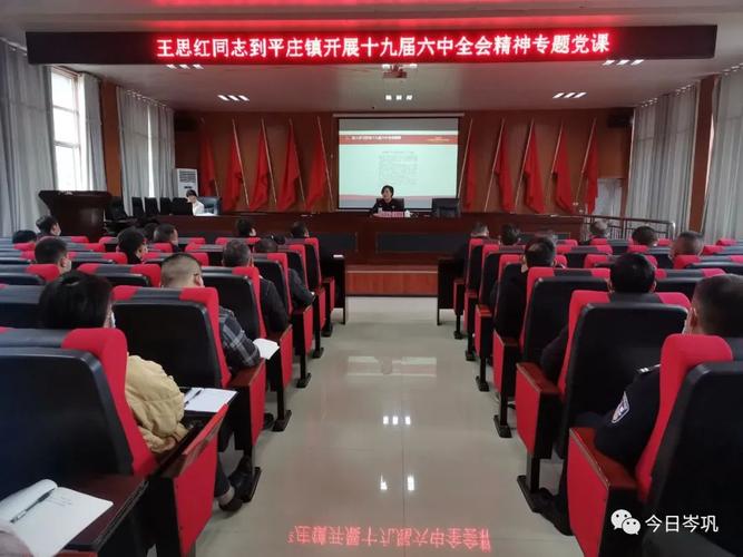王思红到平庄镇开展学习贯彻党的十九届六中全会精神