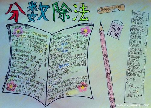 五年级数学除法手抄报简单