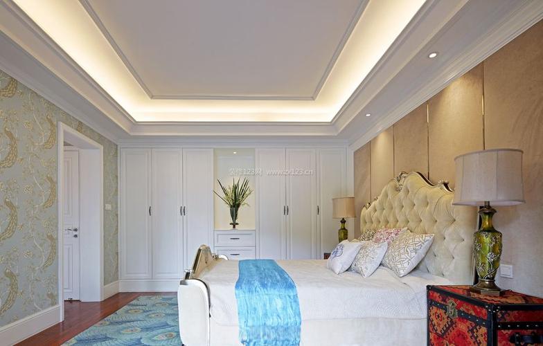 80后欧式风格卧室吊顶装修效果图