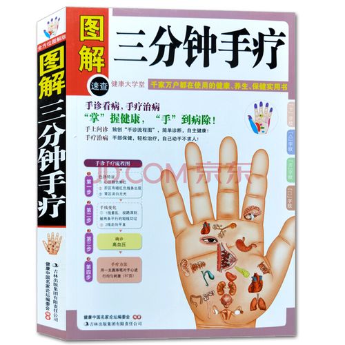 手诊书籍图解大全 图解三分钟手疗 手诊手疗 手诊全书 手诊快速入门