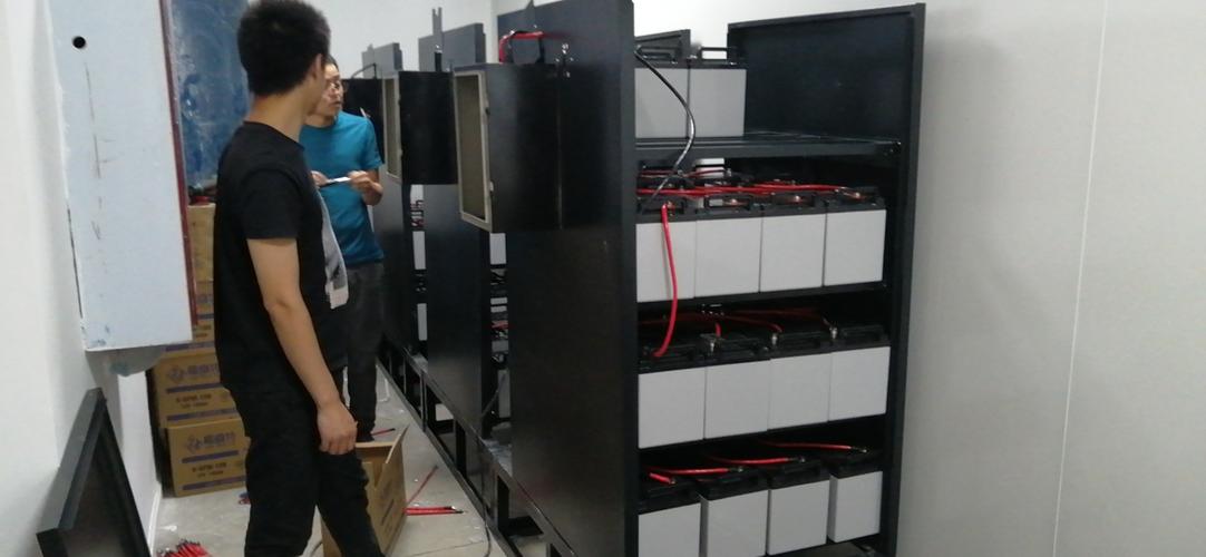 60kvaups不间断电源蓄电池项目安装案例