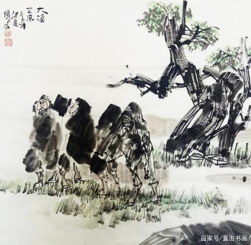 参展画家 付向宏 内蒙古自治区