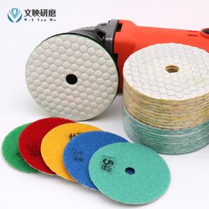角磨机石头磨光片大理石瓷砖抛光干磨片石材干抛片3寸4寸软磨片