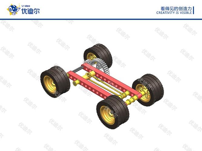 我们解剖了平时小朋友玩的玩具车,利用相同原理做了一个简易回力车 1