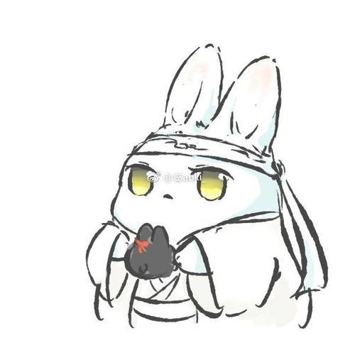 蓝忘机兔子q版简笔画