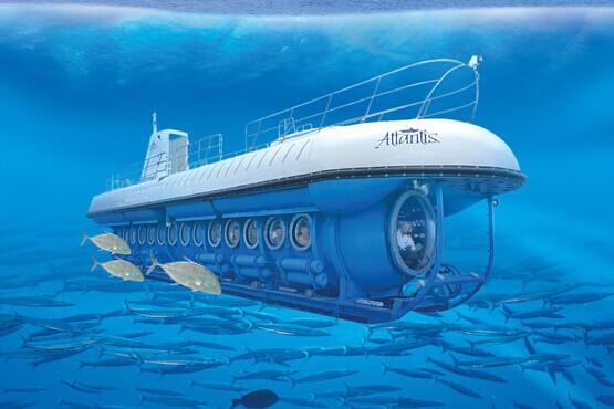 夏威夷旅游线路: [亚特兰提斯号潜水艇2小时游] 夏威夷潜水艇奇妙之旅