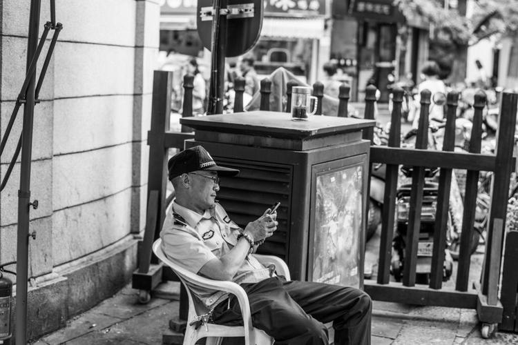 素描--杭州河坊街