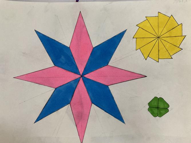 数学学习中,利用所学的旋转知识,设计美丽漂亮的图案.