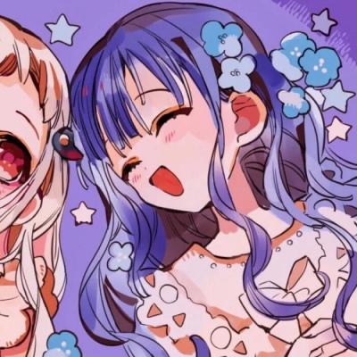 江孑可爱呆萌动漫闺蜜头像