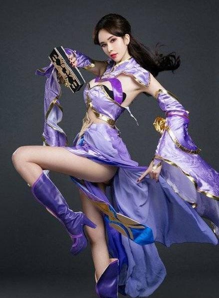王者荣耀cos露娜紫霞仙子