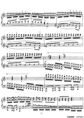 莫什科夫斯基十五首钢琴练习曲op72第一部分共两部分