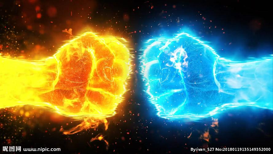 拳头撞击pk 年会模板矢量图__ae模板素材_影视编辑__.