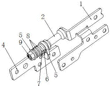 一种从0至135度角旋转的带自锁笔记本转轴制造技术
