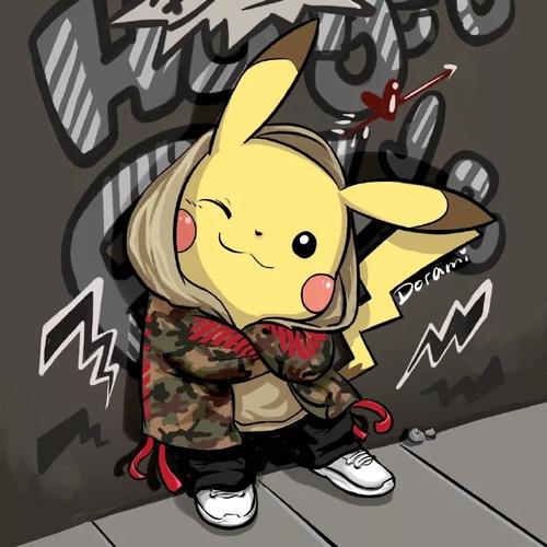 潮流,帅气,新颖皮卡丘头像