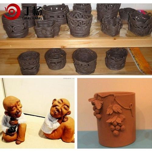 软陶泥 灰泥茶壶材料包陶艺陶泥手工制作艺术品红泥陶土紫砂泥软泥
