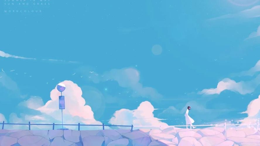 可以当电脑桌面的手绘壁纸.