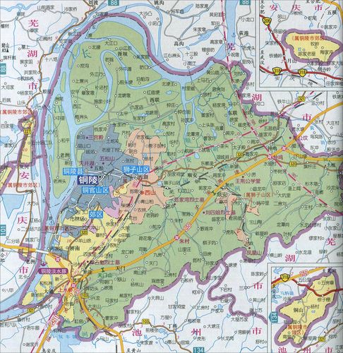 铜陵市地图_铜陵市地图查询