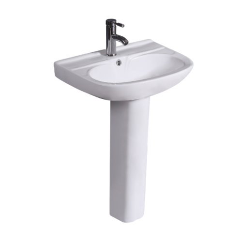 式洗脸盆立柱盆一体落地式洗手盆卫生间陶瓷洗漱台盆阳台家用 洗面盆