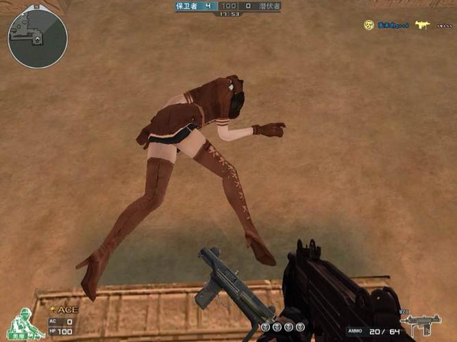 cf夜玫瑰当蹲着时被爆头时的姿势怎么样 能用途图说明