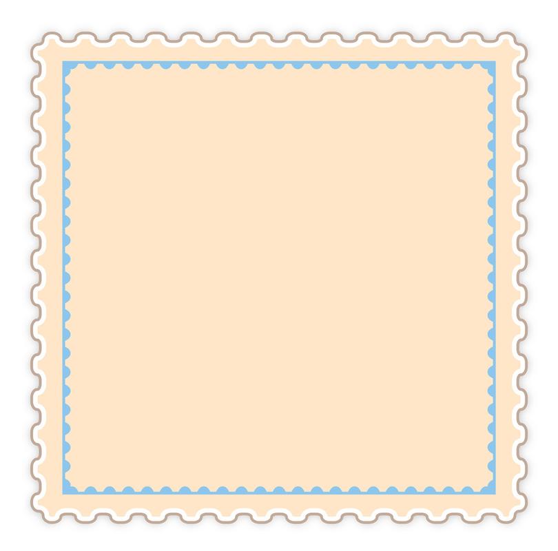 邮票模板,空邮票模板, 矢量