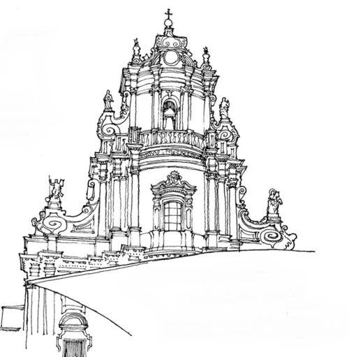 宫殿简笔画的简单画法