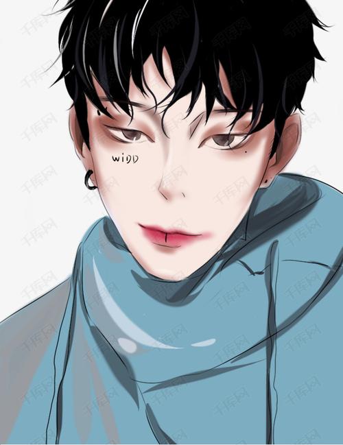 单眼皮帅气小哥哥