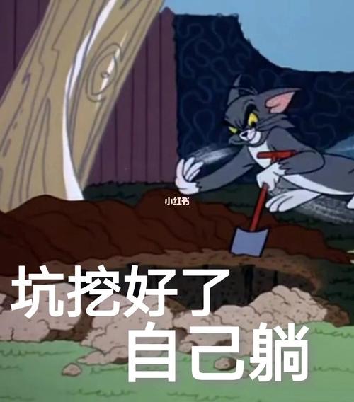 可爱表情包～坑挖好了 自己躺 039098_表情包_猫和老鼠_男朋友
