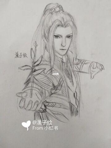 手绘唐三