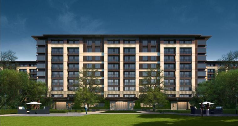 洋房立面效果图