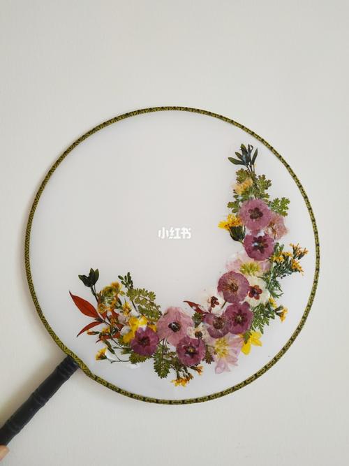 押花扇子_扇子_春天去哪玩_夏天去哪玩_春天去赏花_家居家装_家居用品