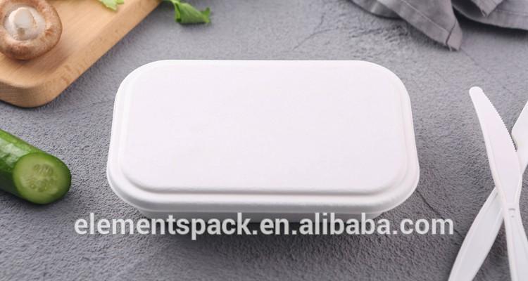compostable airline oven pulp tray with lid
