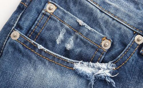 77尺) 牛仔面料:常规牛仔布 工艺处理:破洞 刮烂 磨毛 水洗 吊染 免烫