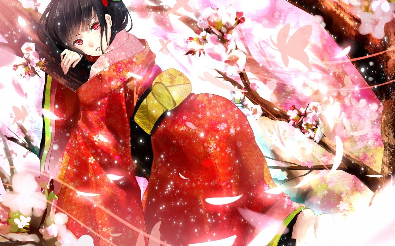 日本yukata动漫美女浴衣和服高清电脑桌面壁纸 第四辑
