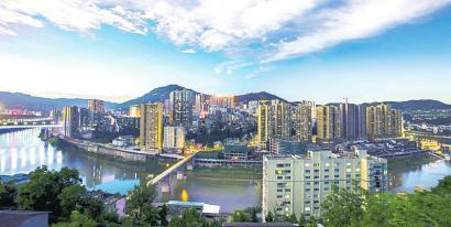 2019年的平昌县城新貌.