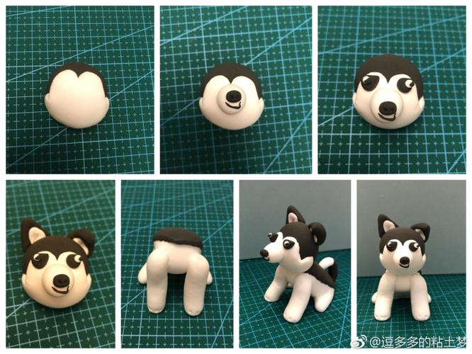 各种可爱的狗子粘土做法