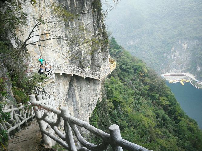 探险湄江新建栈道