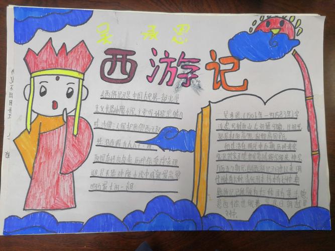 《西游记》优秀手抄报展