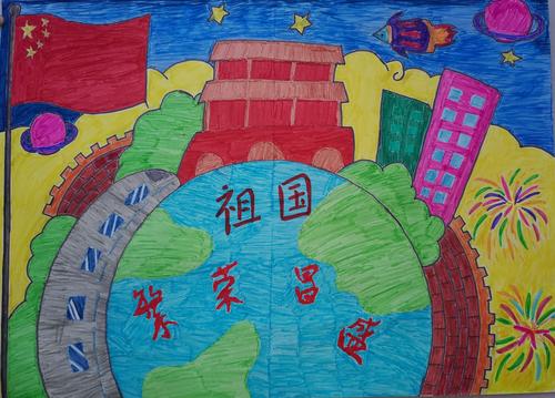 百年赞歌 我心已往——红星一场学校"百年圆梦,幸福启航"亲子绘画活动