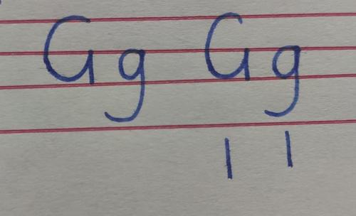 字母gg的发音   字母gg的书写