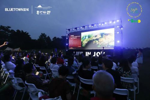 一蓝生活节 | 现场图随后,蓝城集团副总裁袁鸢女士上台,回溯小镇之蓝