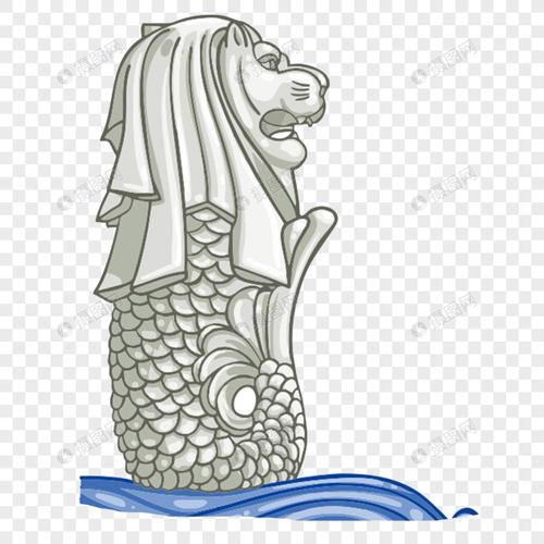 设计鱼尾鱼尾狮漫画素材一条鱼狮图片一条鱼狮图片免费下载显示全部 >