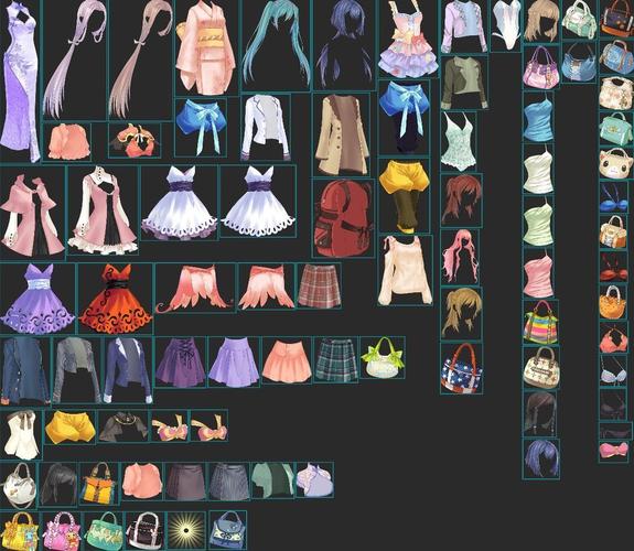 【暖暖手游 ui】环游世界现代各种服装 换装游戏设定原画画集3378p