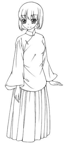 民国时期的人物简笔画