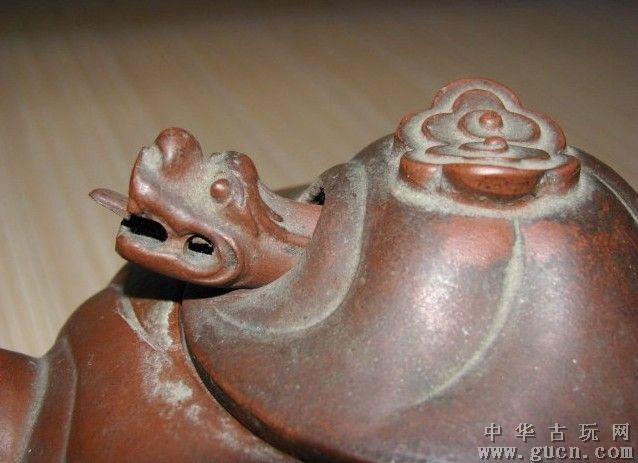许芳的鱼化龙紫砂壶